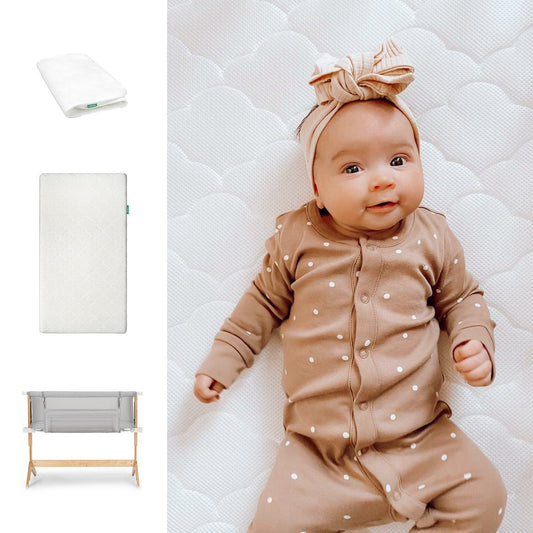 Bedside Sleeper, Original Crib Mattress + Waterproof Pad
