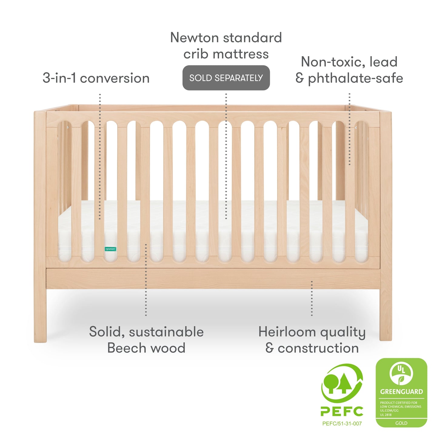 Newton Galileo Convertible Crib