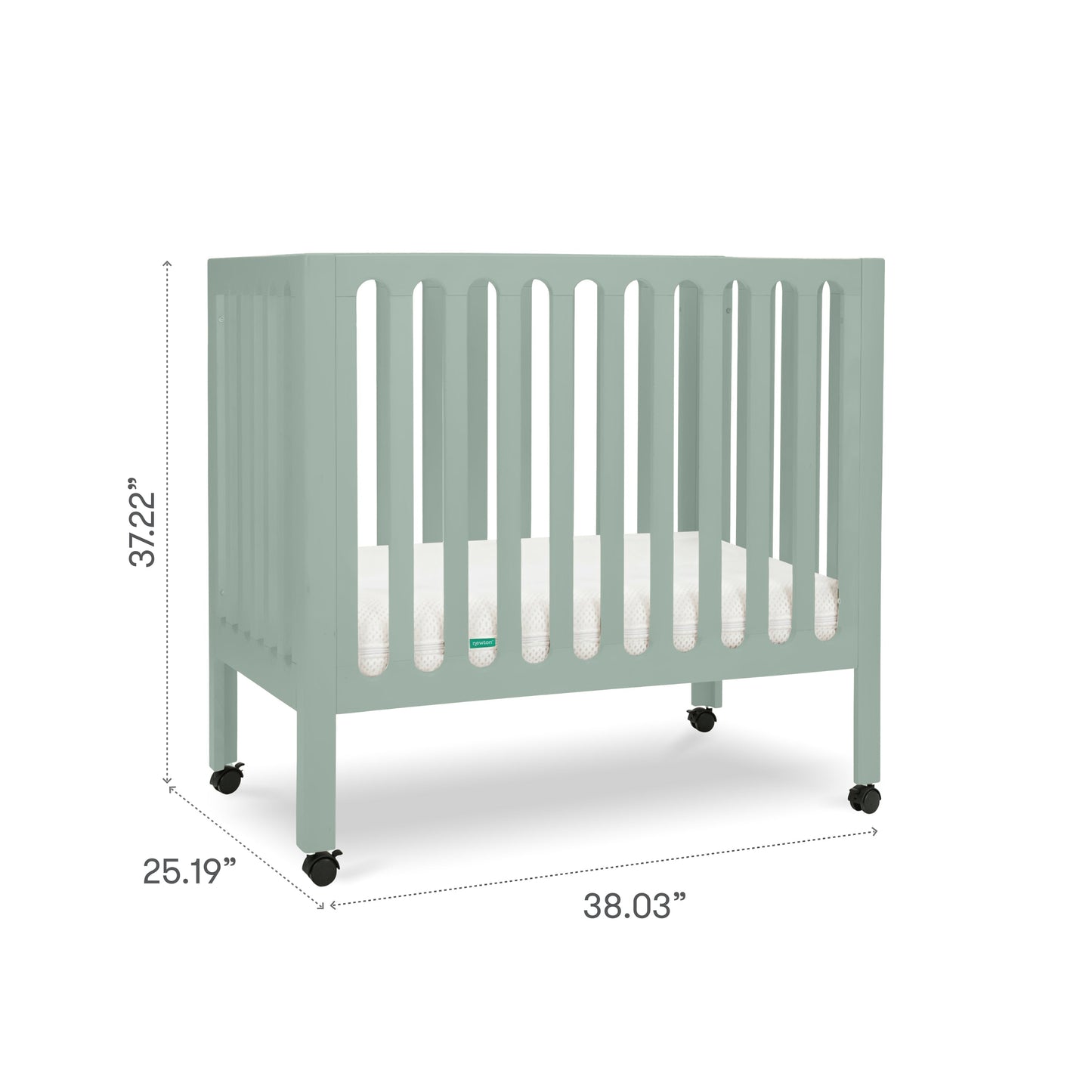 Newton Galileo Mini Crib with Newton Mattress