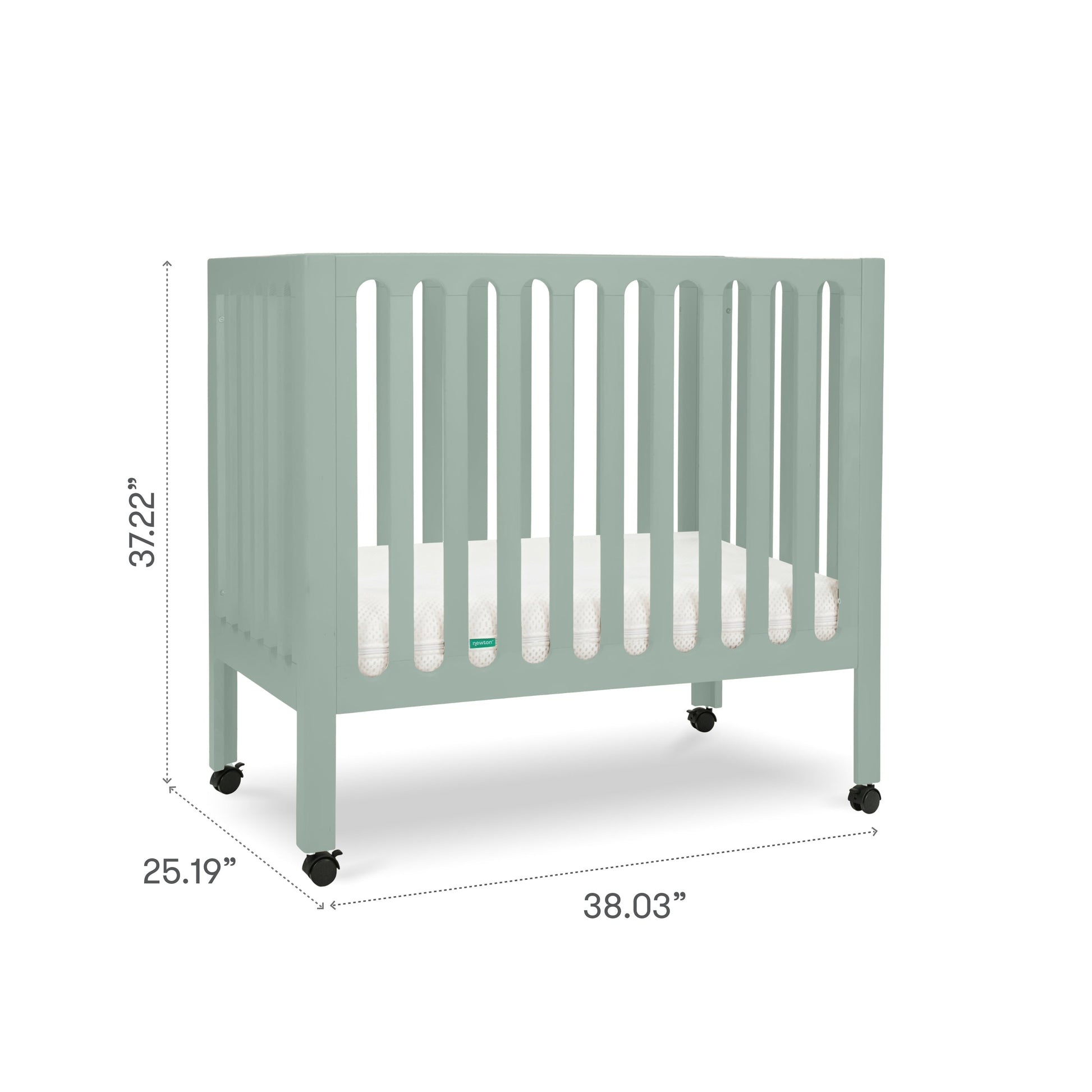 Newton Galileo Mini Crib with Newton Mattress