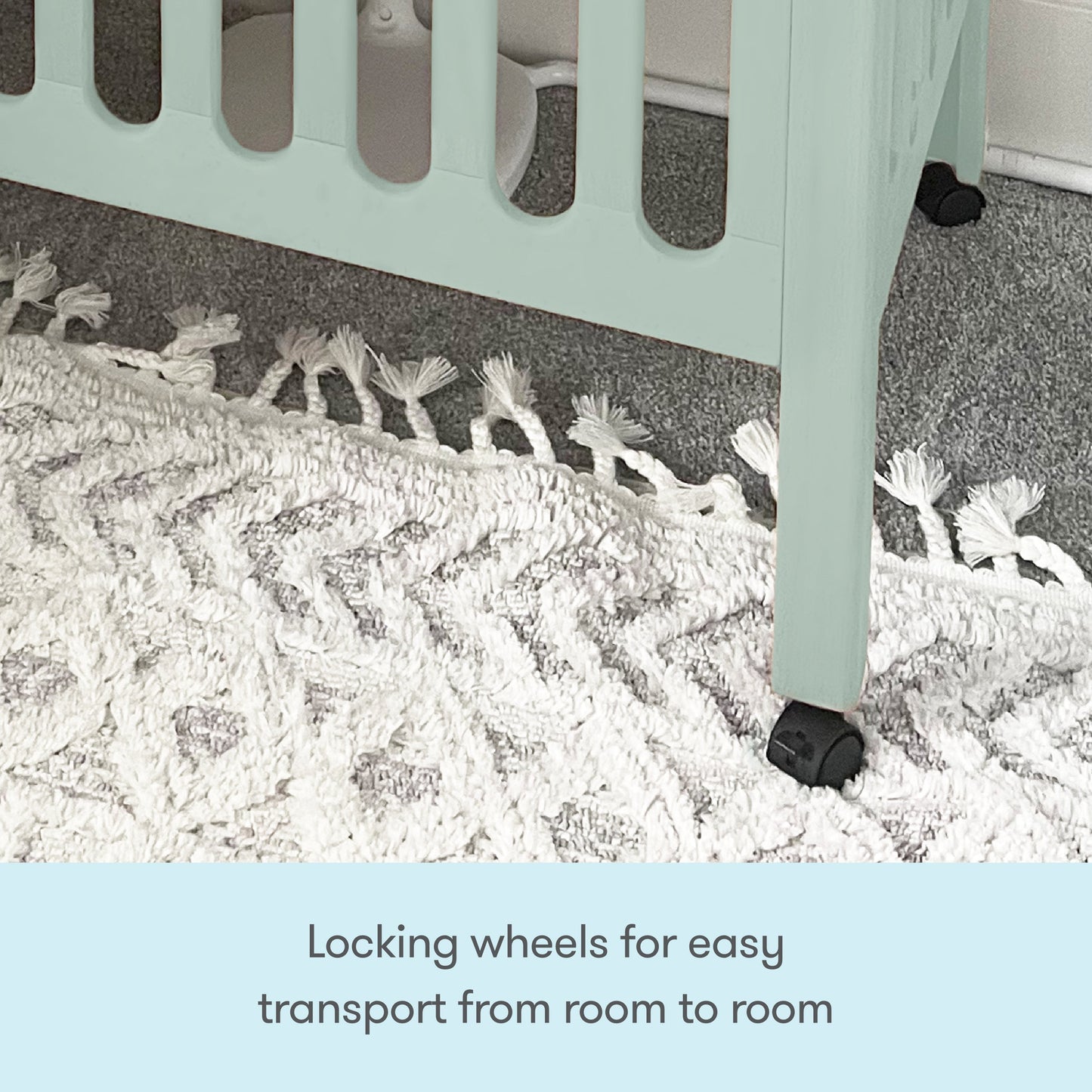 Newton Galileo Mini Crib with Newton Mattress