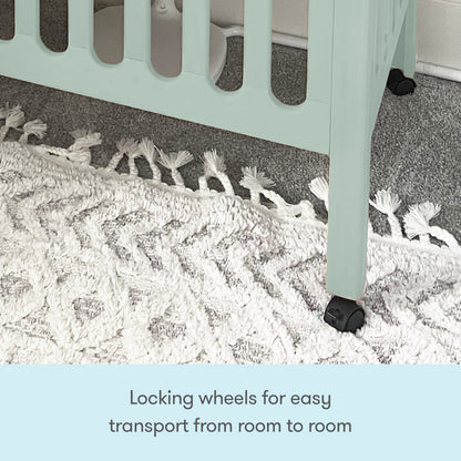 Newton Galileo Mini Crib with Newton Mattress