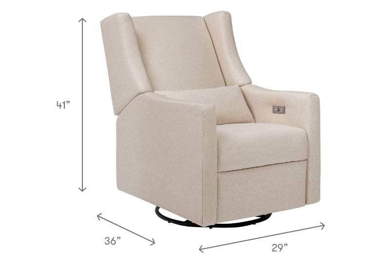 Kiwi Electronic Recliner and Swivel Glider with USB port
