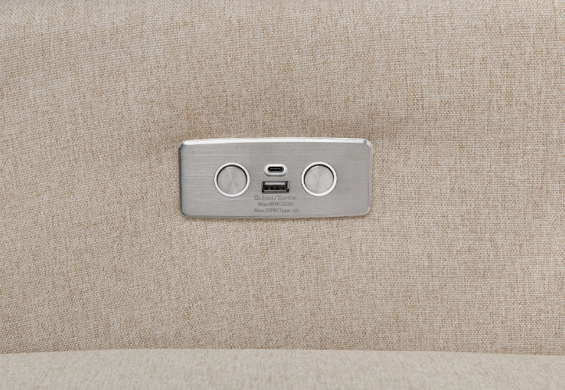 Kiwi Electronic Recliner and Swivel Glider with USB port