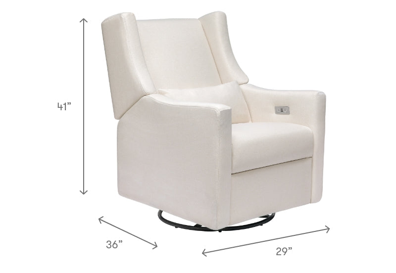 Kiwi Electronic Recliner and Swivel Glider with USB port