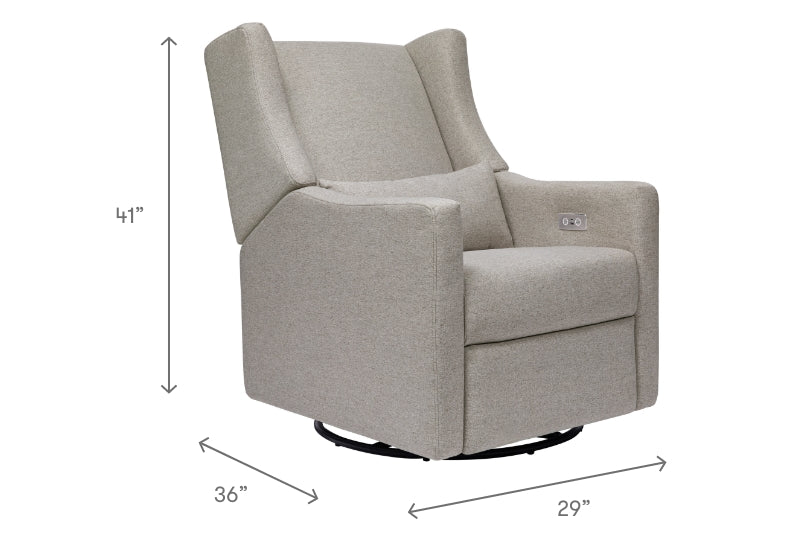 Kiwi Electronic Recliner and Swivel Glider with USB port