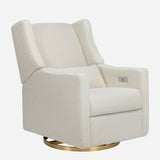 Ivory Boucle with Gold Base
