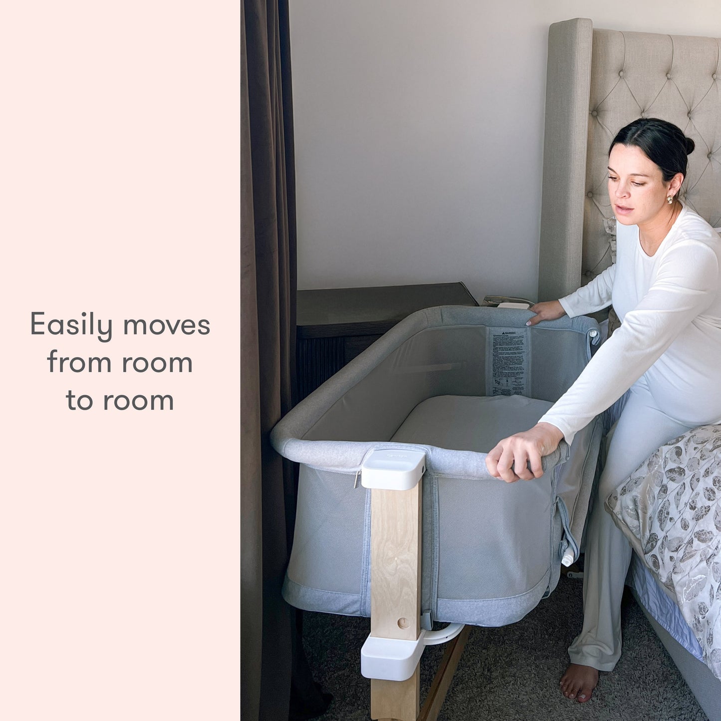 Bedside Sleeper, Original Crib Mattress + Waterproof Pad