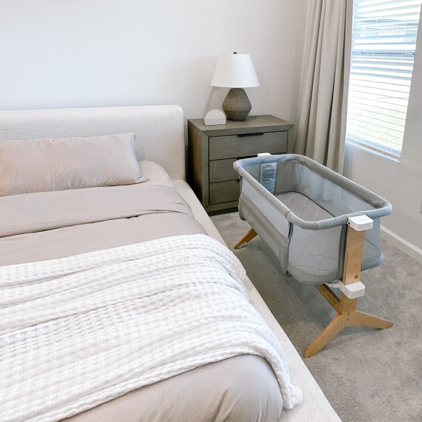 Bassinet & Bedside Sleeper + Original Crib Mattress