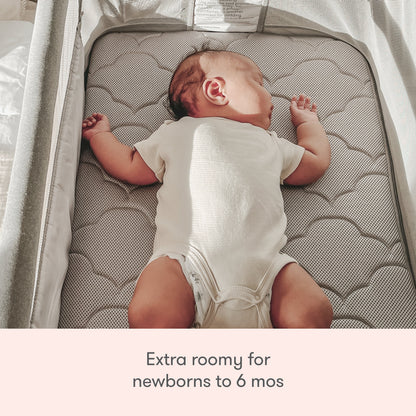 Bassinet & Bedside Sleeper + Waterproof Mattress