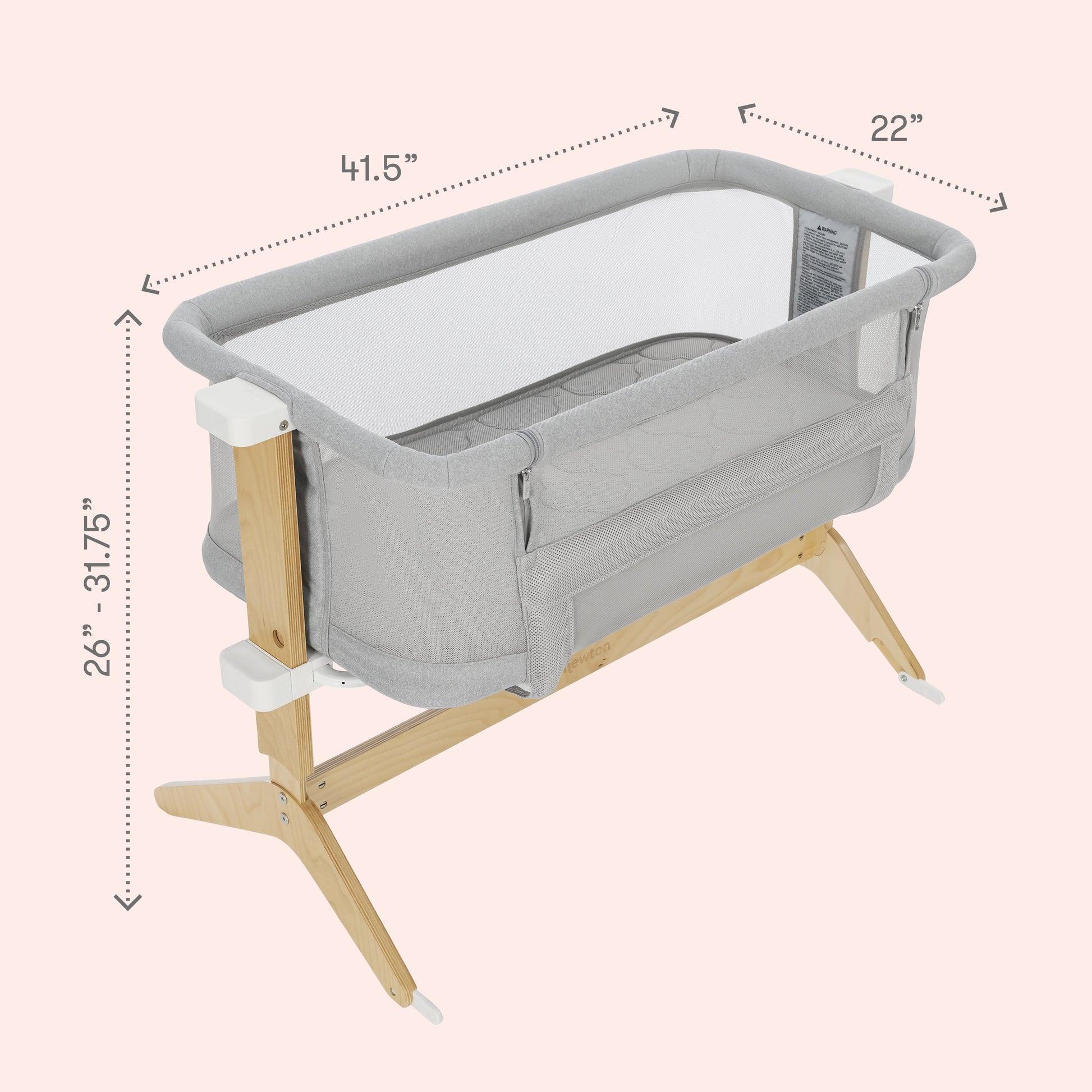Bassinet & Bedside Sleeper + Original Crib Mattress