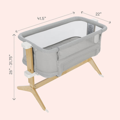 Bassinet & Bedside Sleeper + Original Crib Mattress