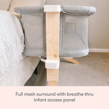 Bassinet & Bedside Sleeper + Waterproof Mattress
