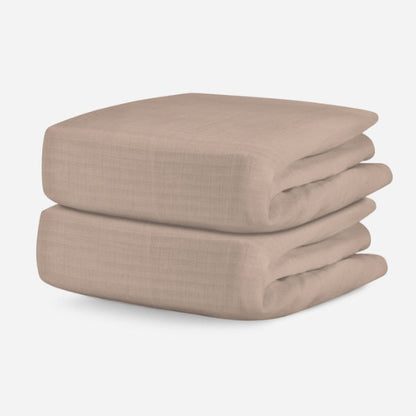 Breathable Organic Fitted Mini Crib Sheets