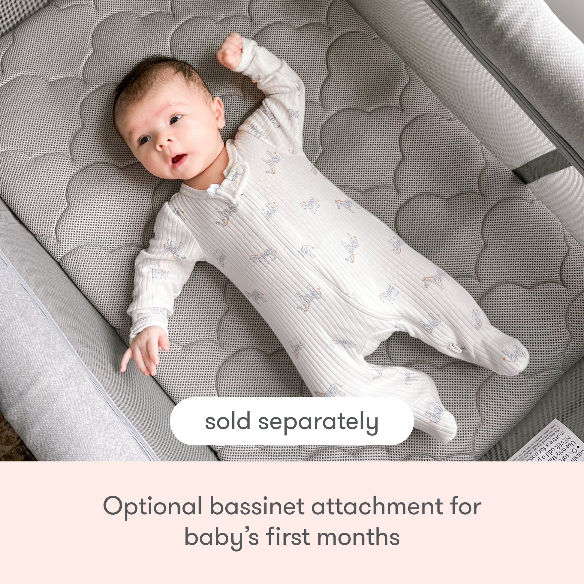 Bassinet & Bedside Sleeper + Deluxe Travel Crib