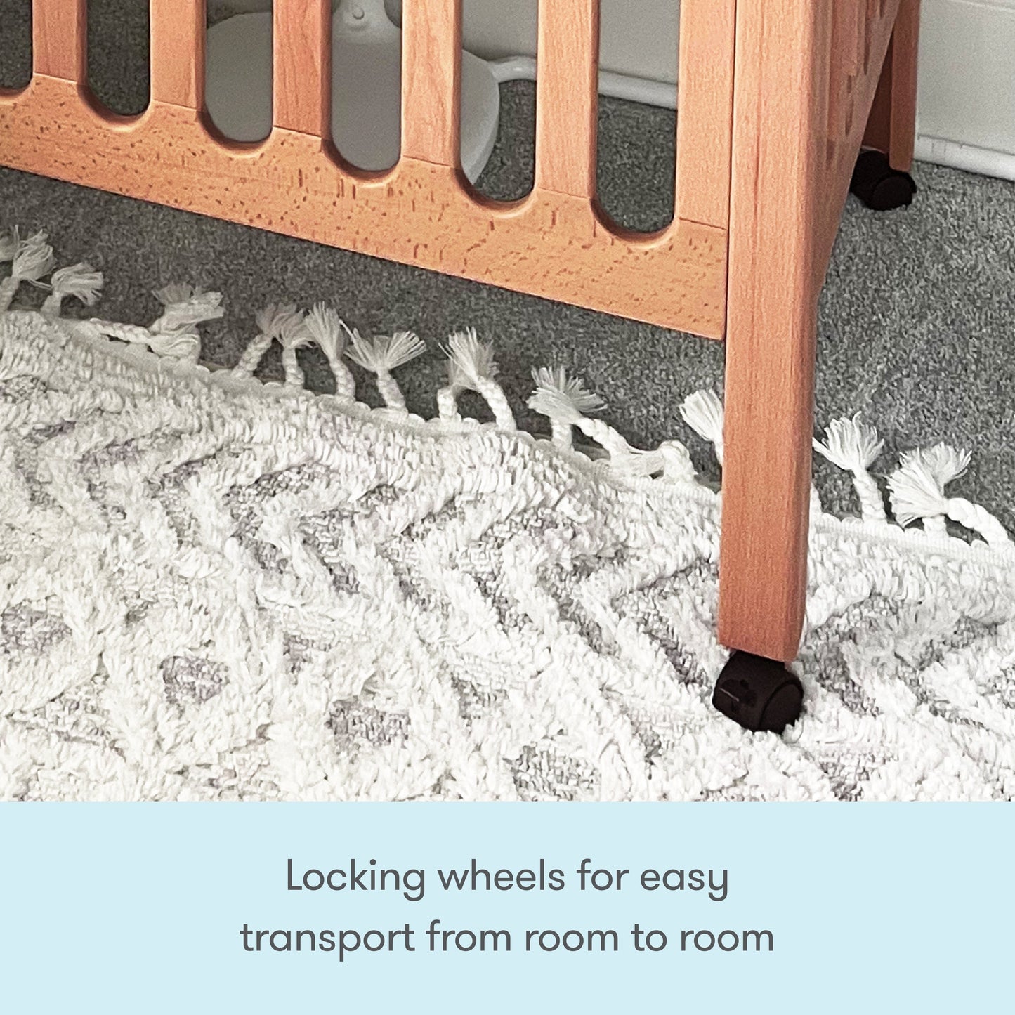 Newton Galileo Mini Crib with Newton Mattress