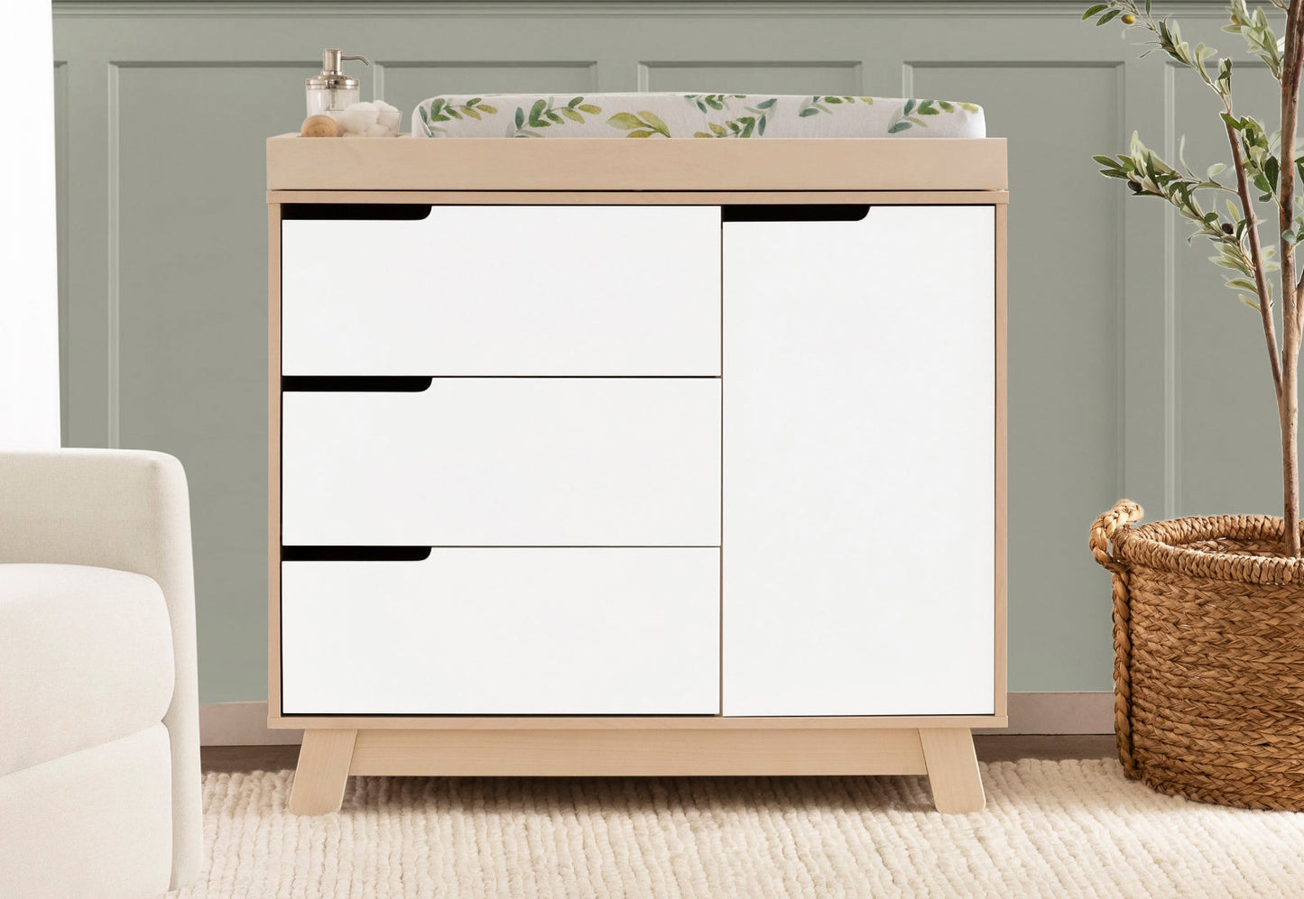 Hudson 3-Drawer Changer Dresser
