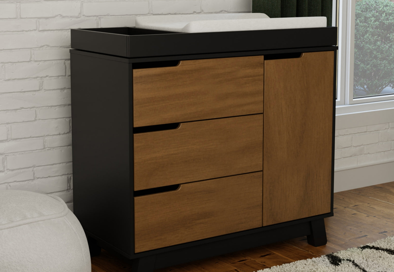 Hudson 3-Drawer Changer Dresser