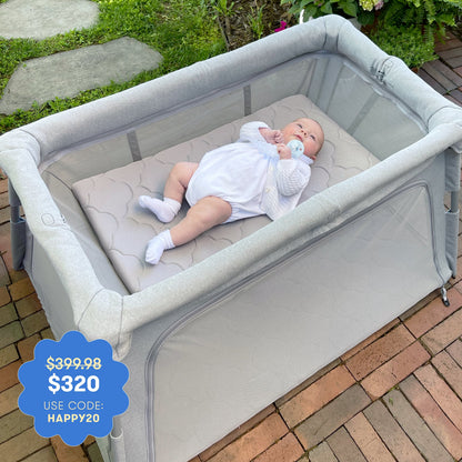 Deluxe Travel Crib & Play Yard
