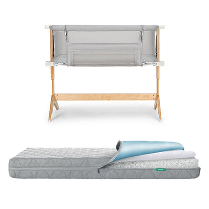 Bassinet & Bedside Sleeper + Waterproof Mattress