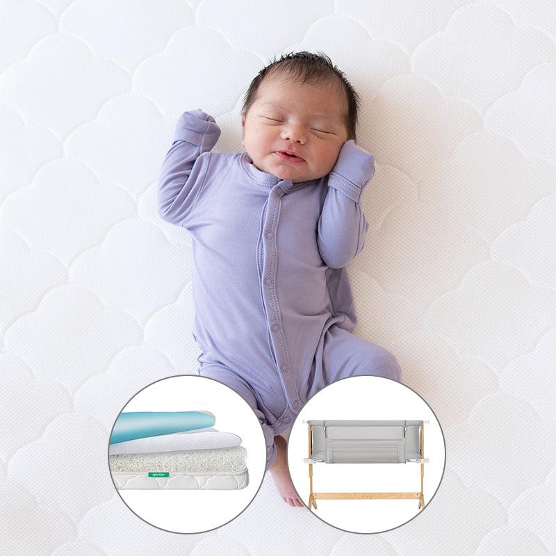 Bassinet & Bedside Sleeper + Waterproof Mattress