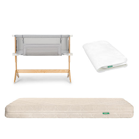 Bedside Sleeper, Original Crib Mattress + Waterproof Pad