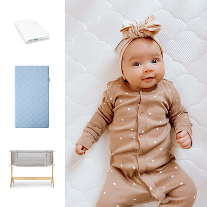 Bedside Sleeper, Original Crib Mattress + Waterproof Pad