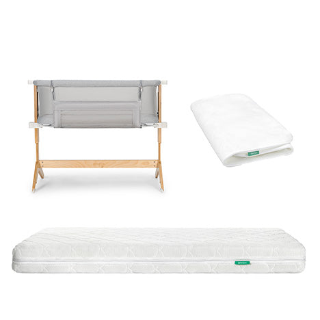 Bedside Sleeper, Original Crib Mattress + Waterproof Pad