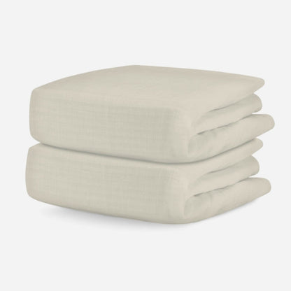Breathable Organic Fitted Mini Crib Sheets