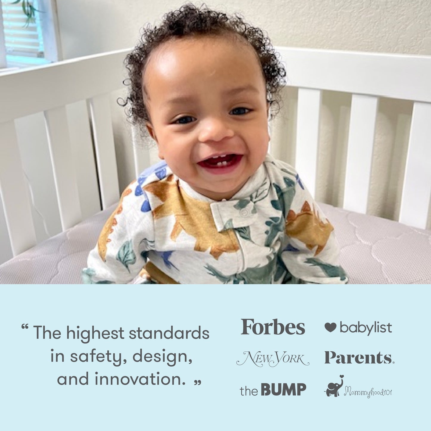 Bedside Sleeper, Original Crib Mattress + Waterproof Pad