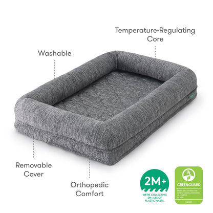 Washable & Orthopedic Pet Bed with Extra Cover - Large / X-Large Only