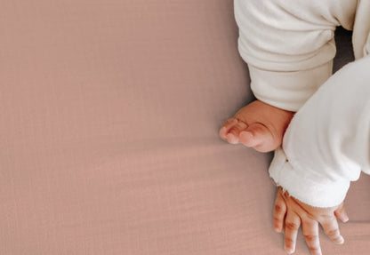 Breathable Organic Fitted Mini Crib Sheets
