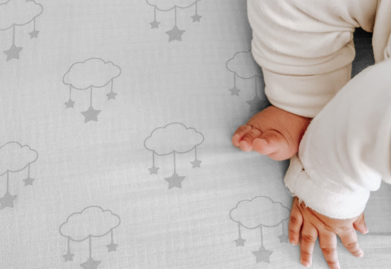 Breathable Organic Fitted Mini Crib Sheets