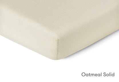 Breathable Organic Fitted Mini Crib Sheets