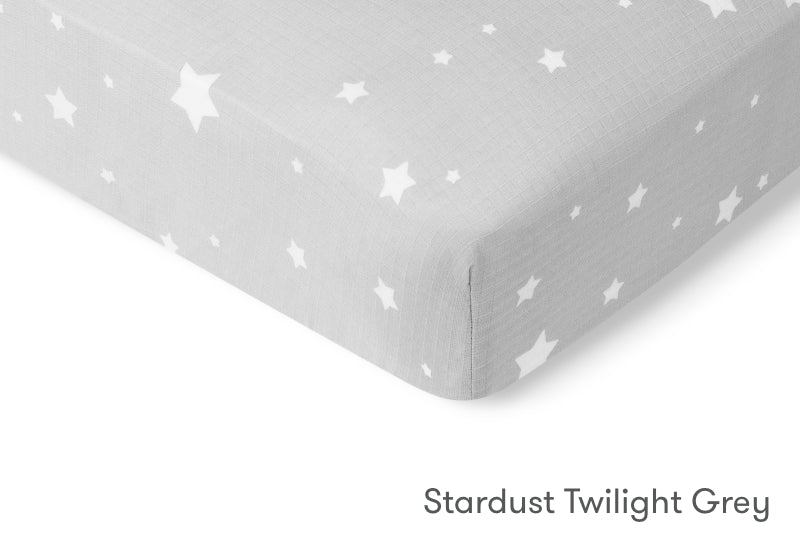 Breathable Organic Fitted Mini Crib Sheets