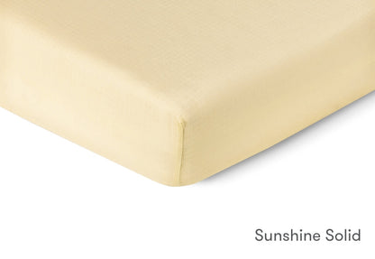Breathable Organic Fitted Mini Crib Sheets
