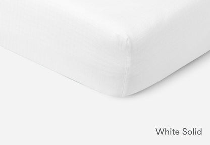 Breathable Organic Fitted Mini Crib Sheets