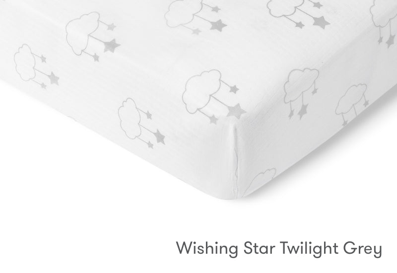 Breathable Organic Fitted Mini Crib Sheets