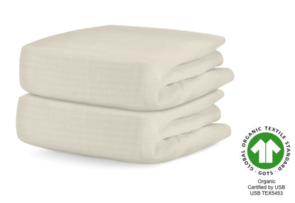 Breathable, Organic Cotton Sheets (2-pack)