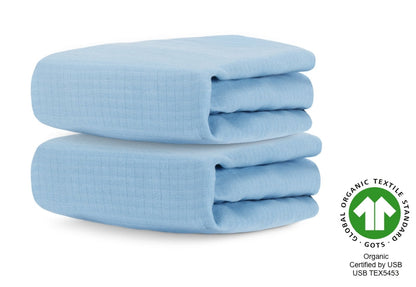 Breathable Organic Fitted Mini Crib Sheets