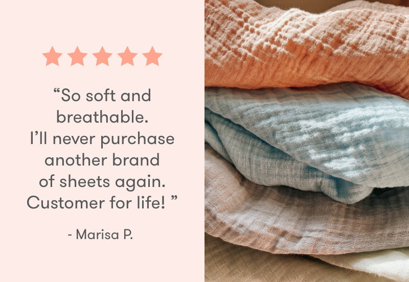 Breathable Organic Fitted Mini Crib Sheets