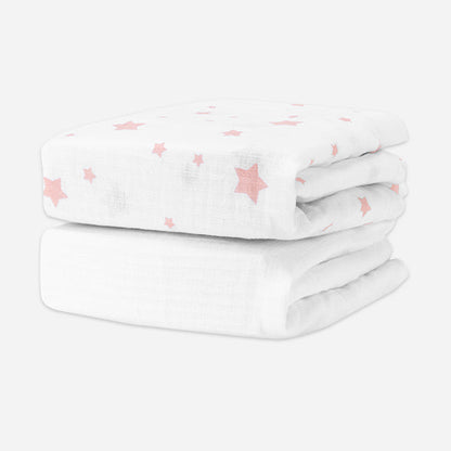 Breathable Organic Fitted Mini Crib Sheets