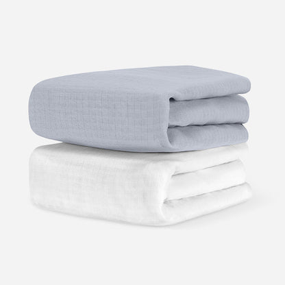 Breathable Organic Fitted Mini Crib Sheets