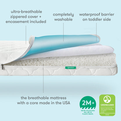Bassinet & Bedside Sleeper + Waterproof Mattress